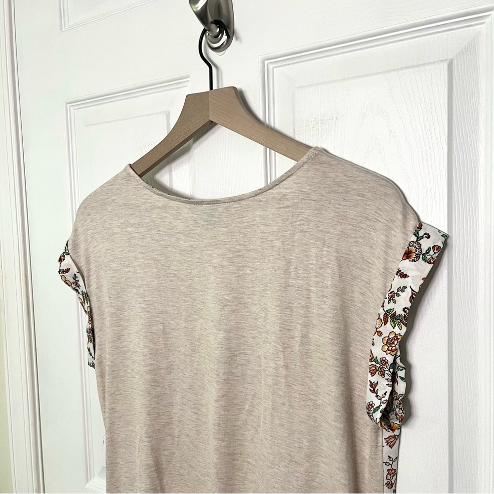 ✧・゚floral dual-patterned tee - Picture 5 of 5